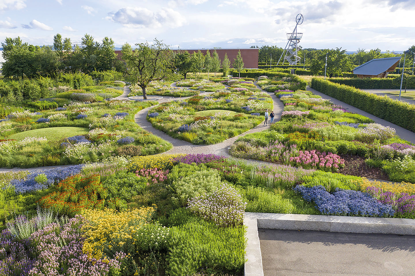 Proyecto de Piet Oudolf, en la exposición Future Gardens del Museo Vitra.