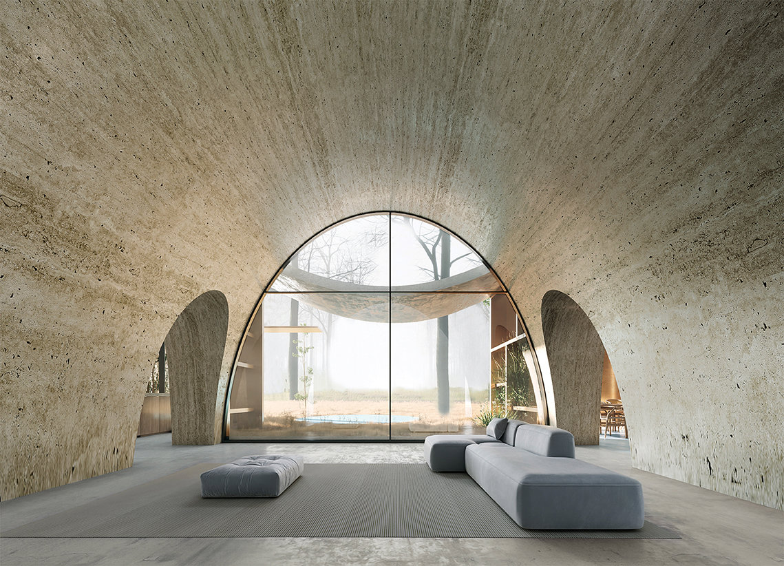 Rammed Hemp House, arquitectura con respeto medioambiental.