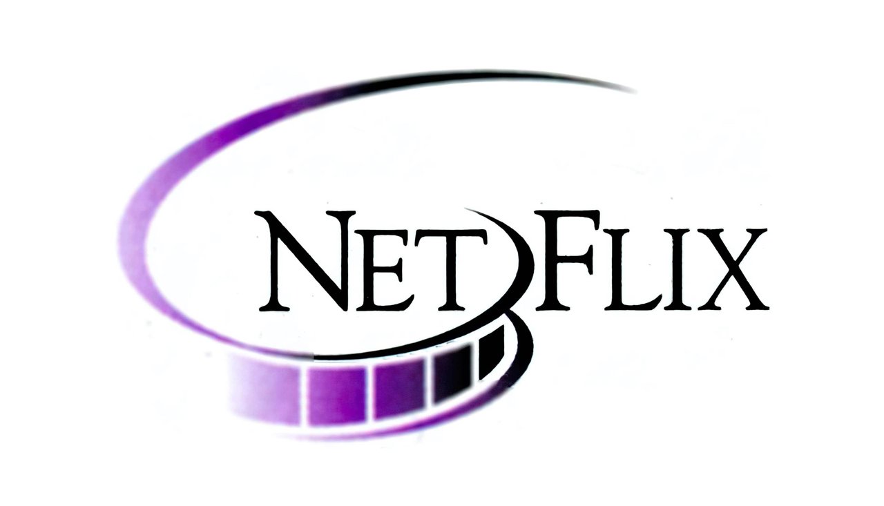 Logo de Netflix en 1997, año de fundación. 