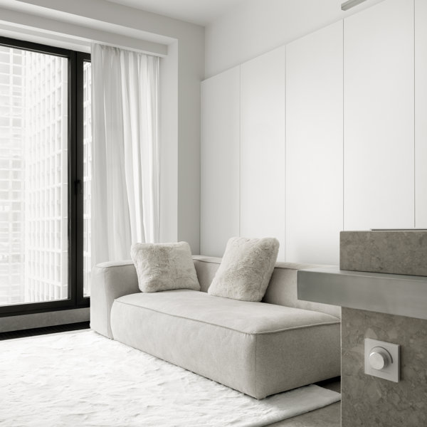 Esta casa modular de 40 metros oculta espacios según las necesidades de cada momento