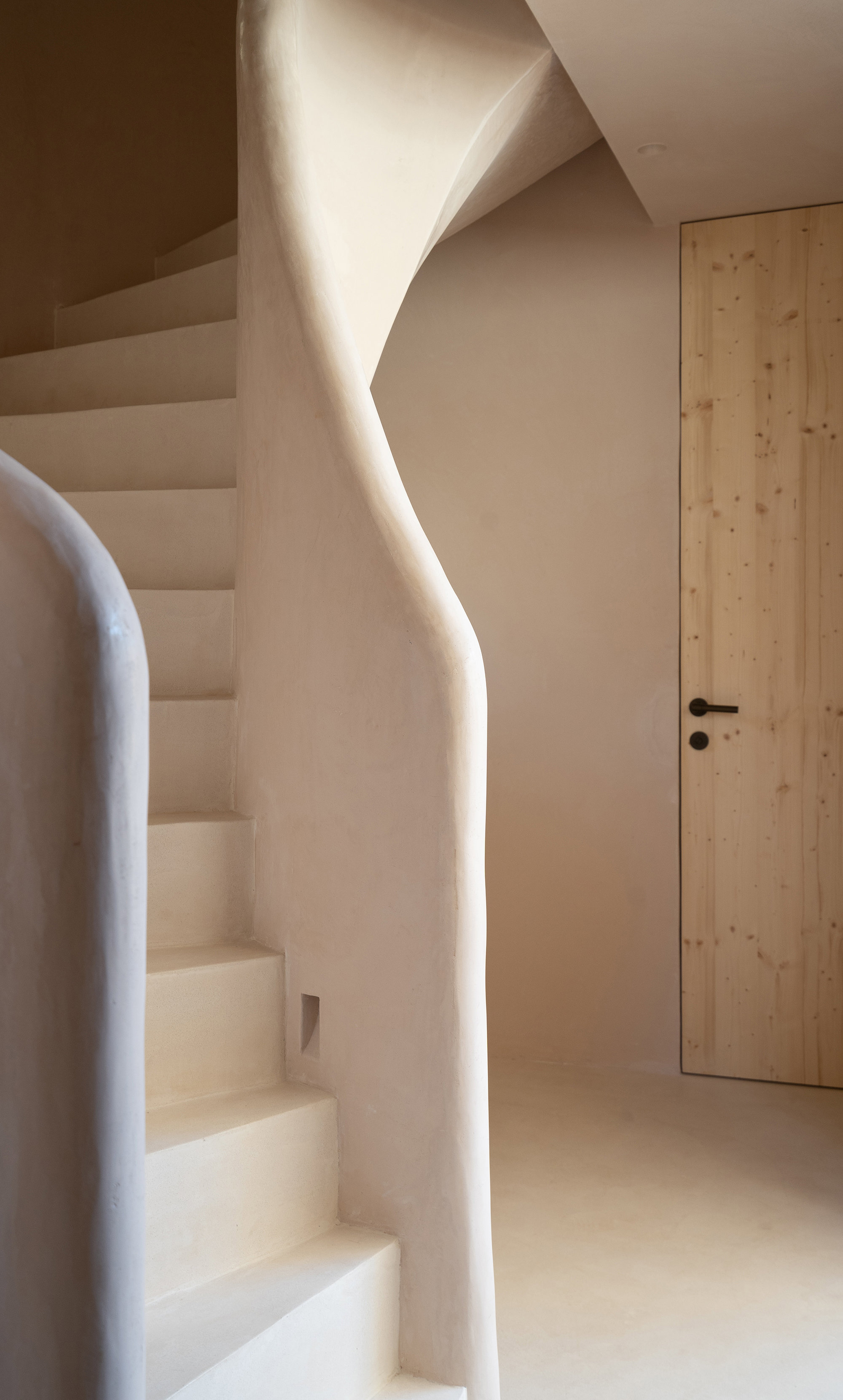 Una escalera escultural