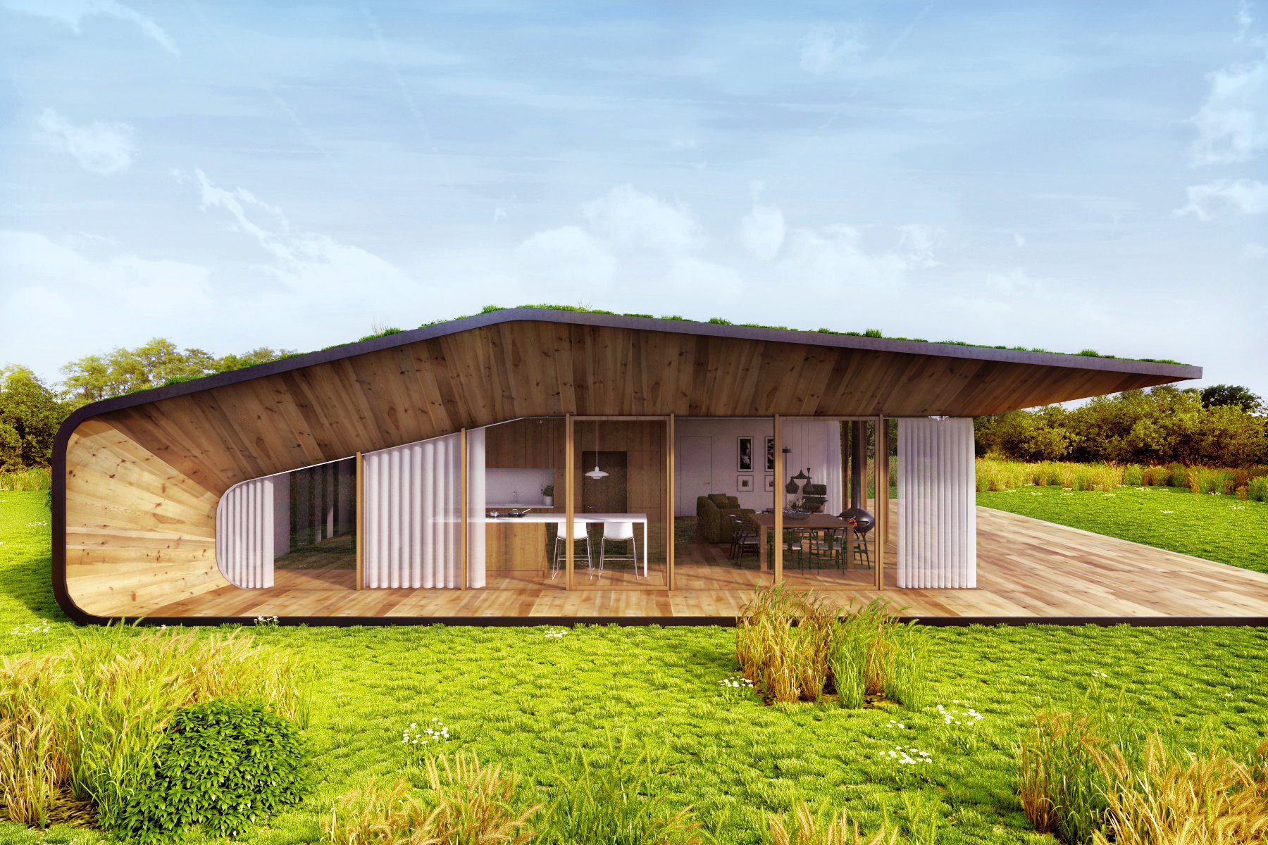 Green Nest House.