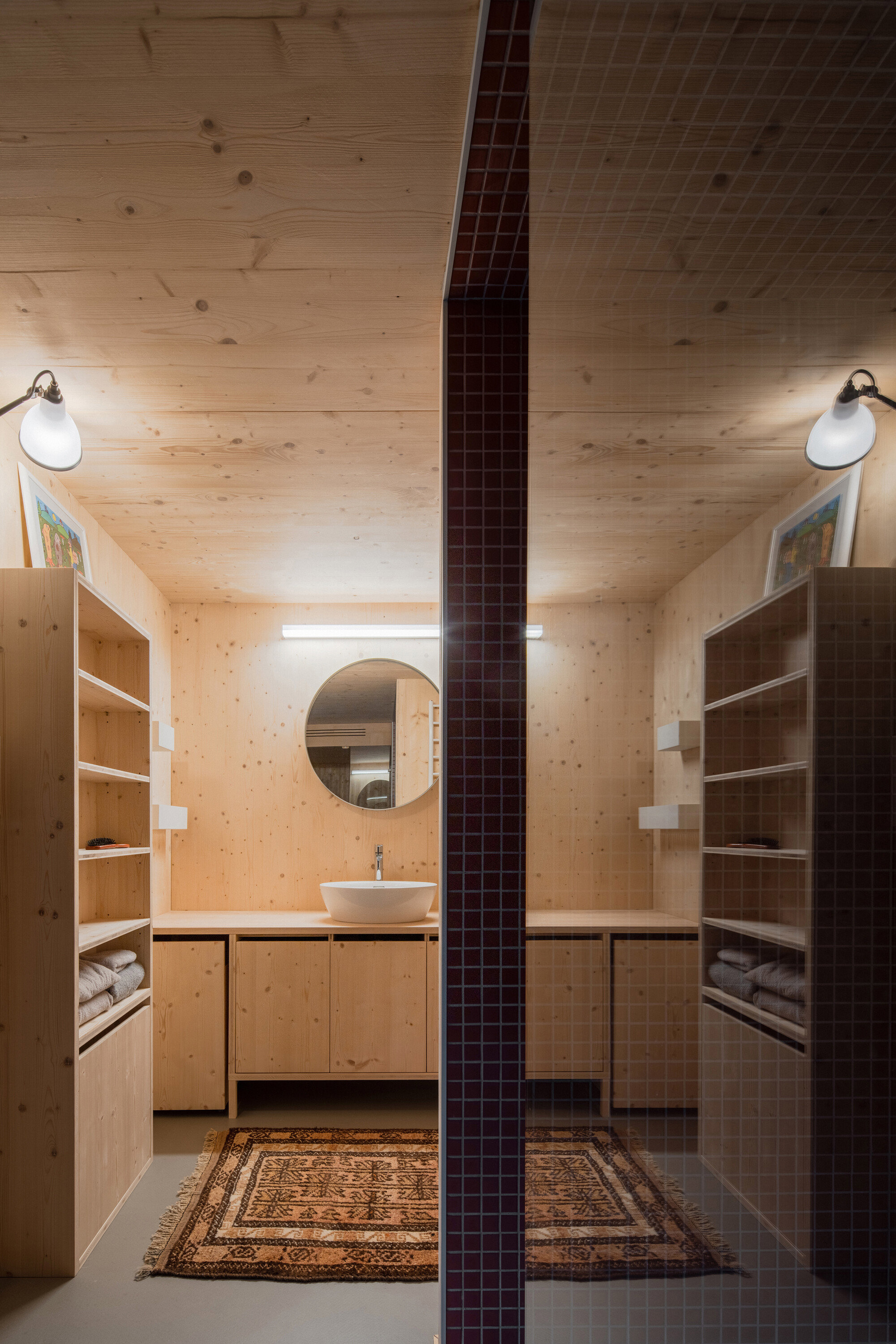 baño madera 