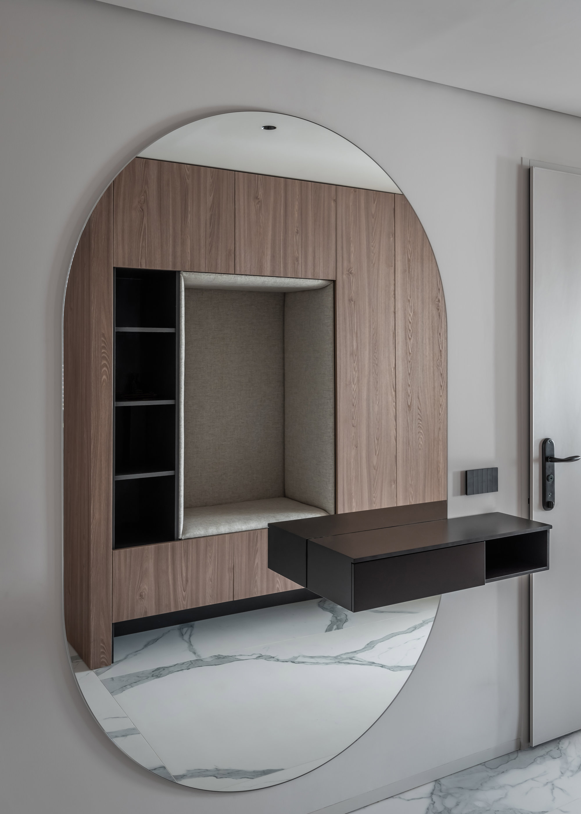 Detalle del vestidor