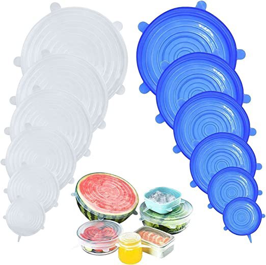 Tapas de silicona elásticas