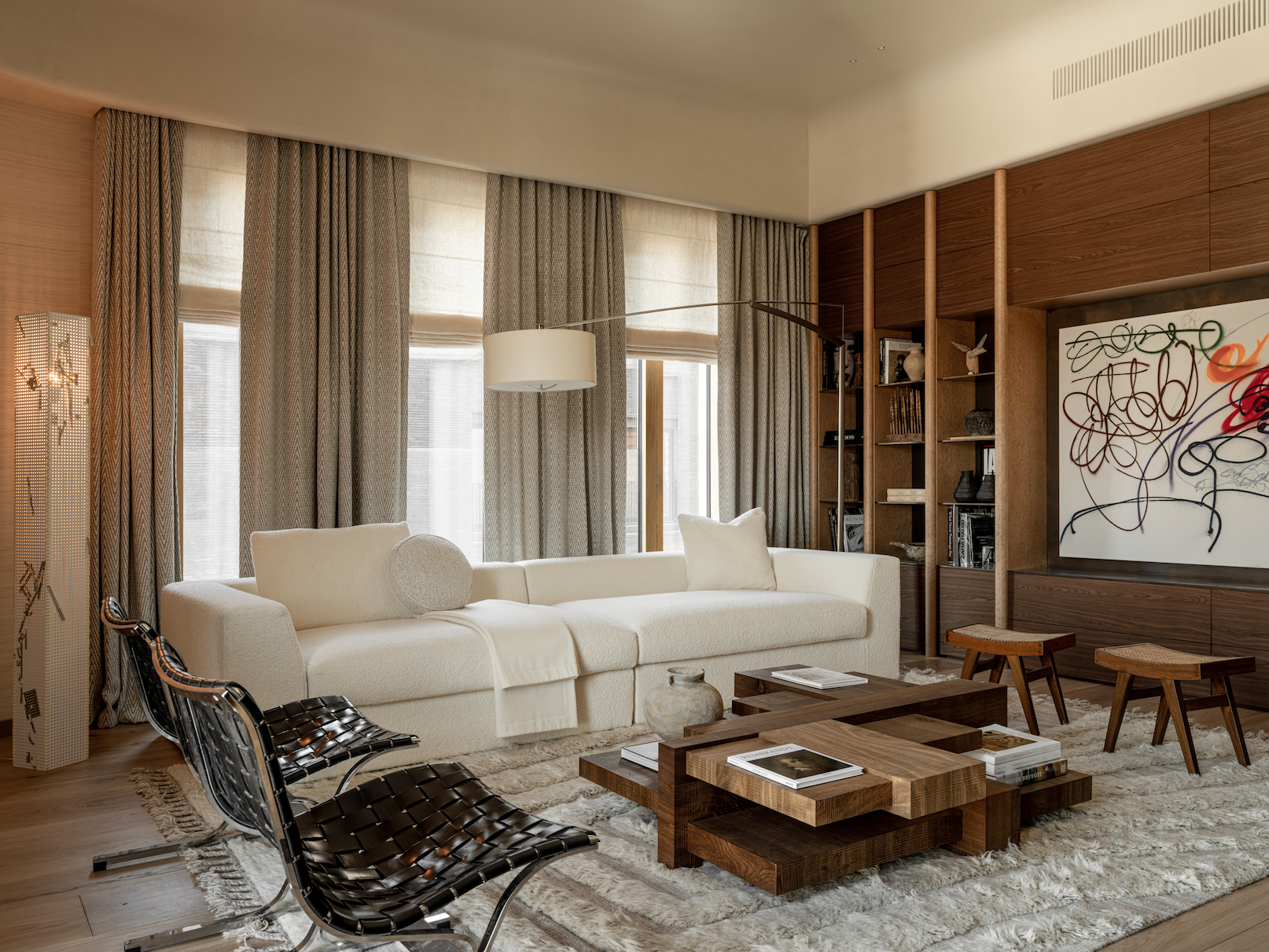 salo´n sofa´ blanco