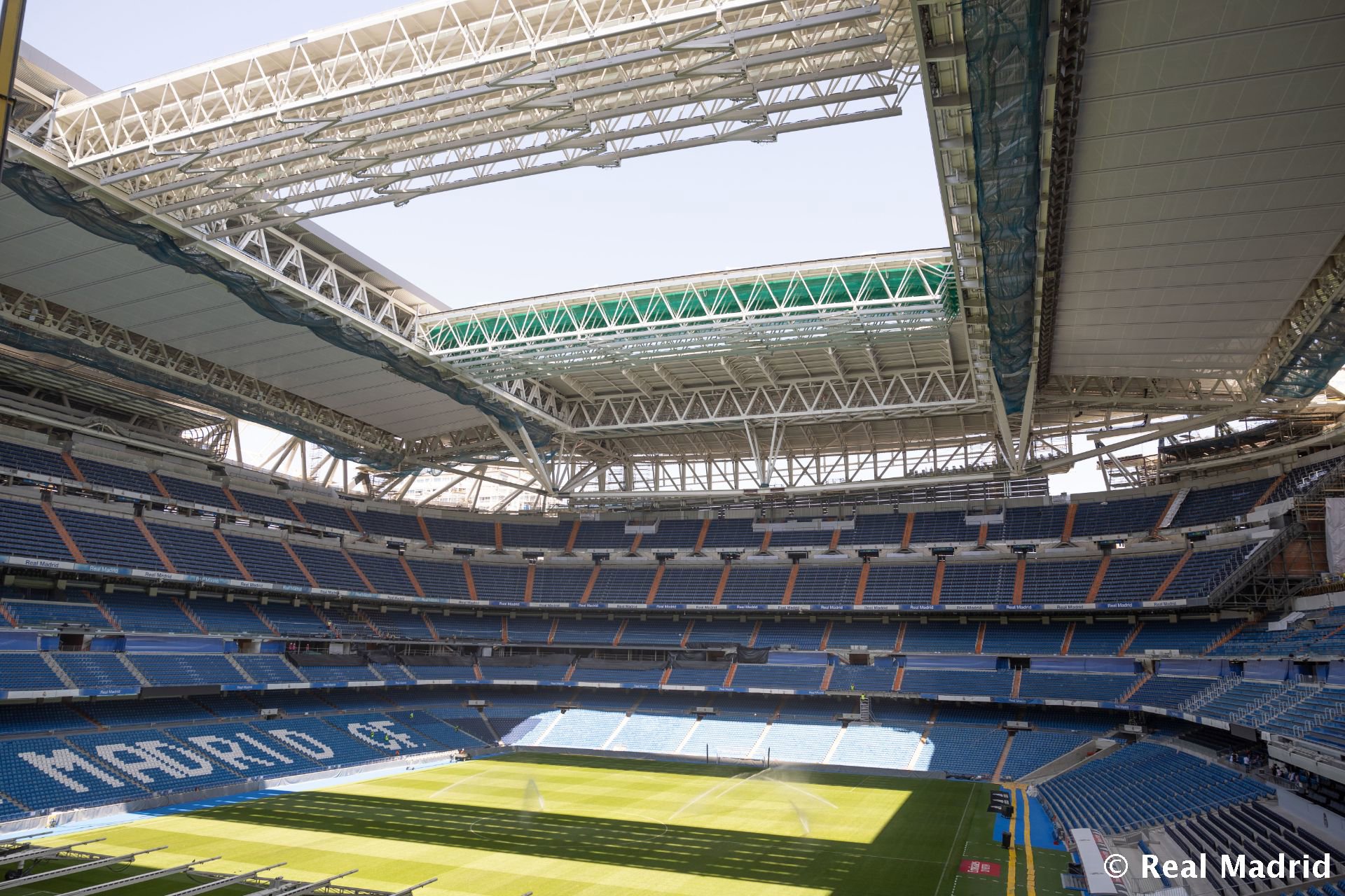 El nuevo estadio en obras