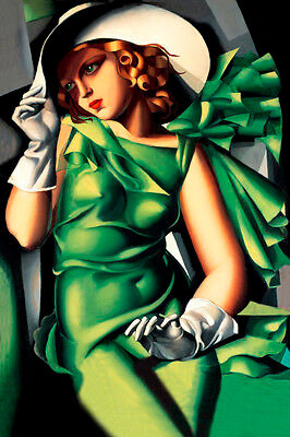 Joven en verde, Tamara de Lempika, 1930