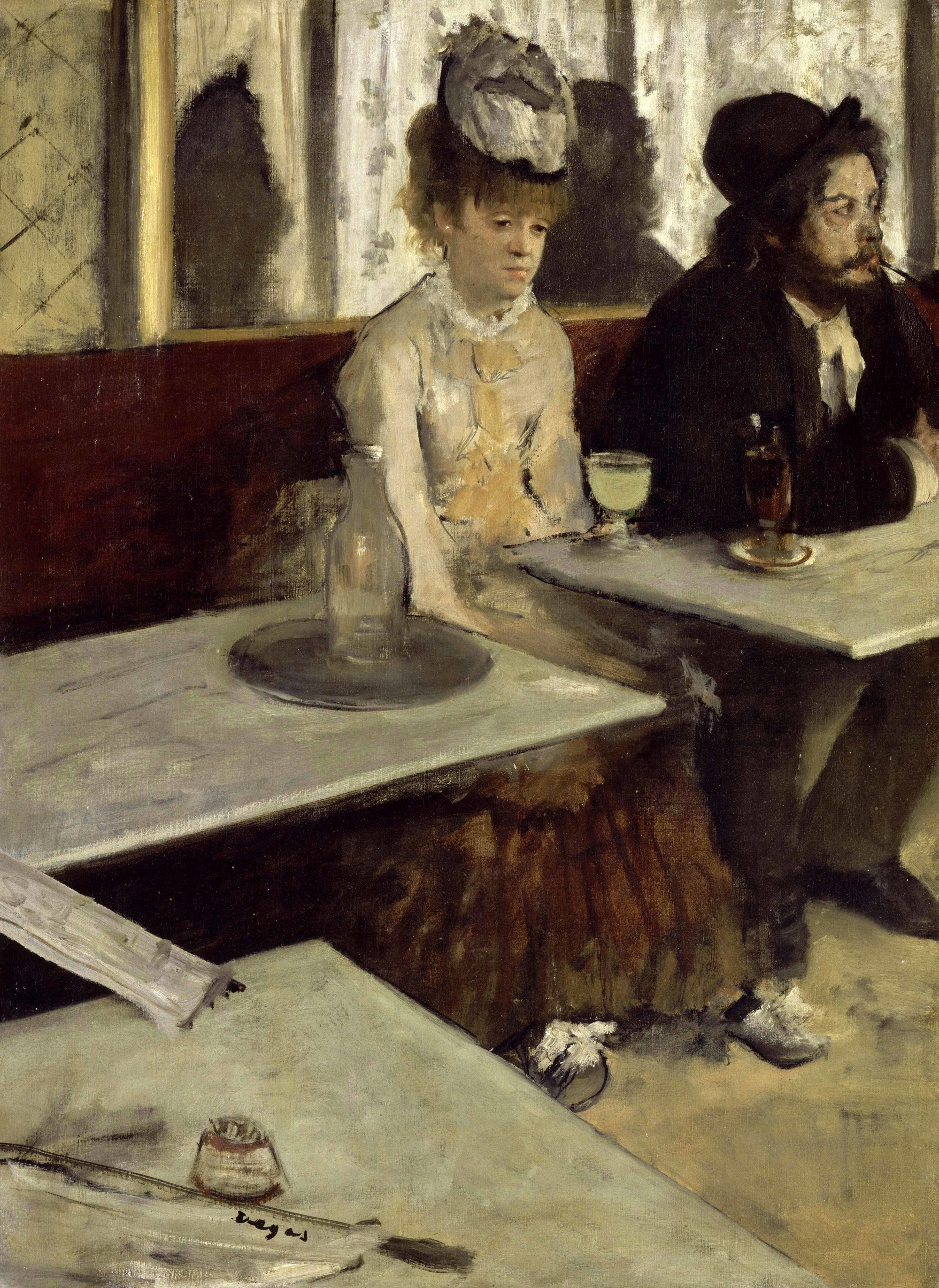 Los bebedores de absenta, Edgar Degas, 1876