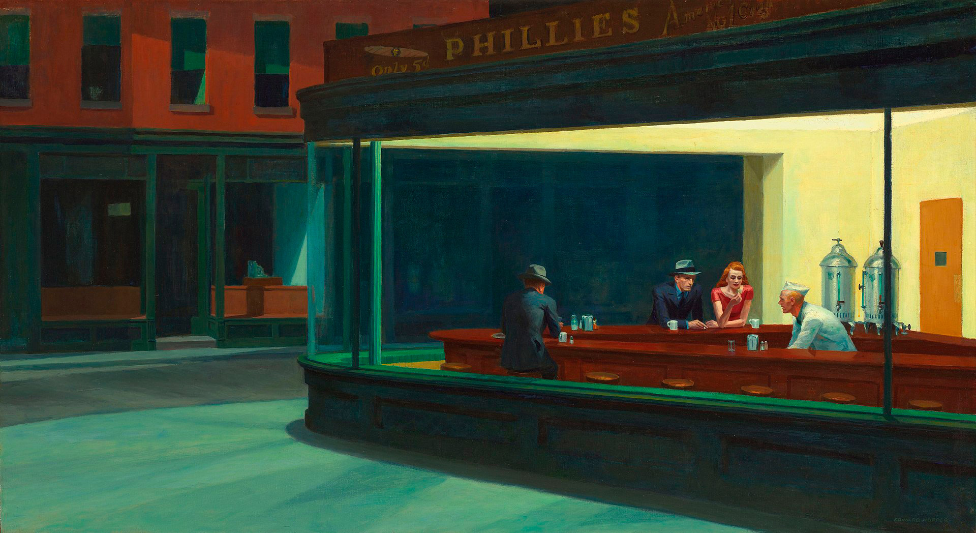 Noctámbulos, Edward Hopper, 1942