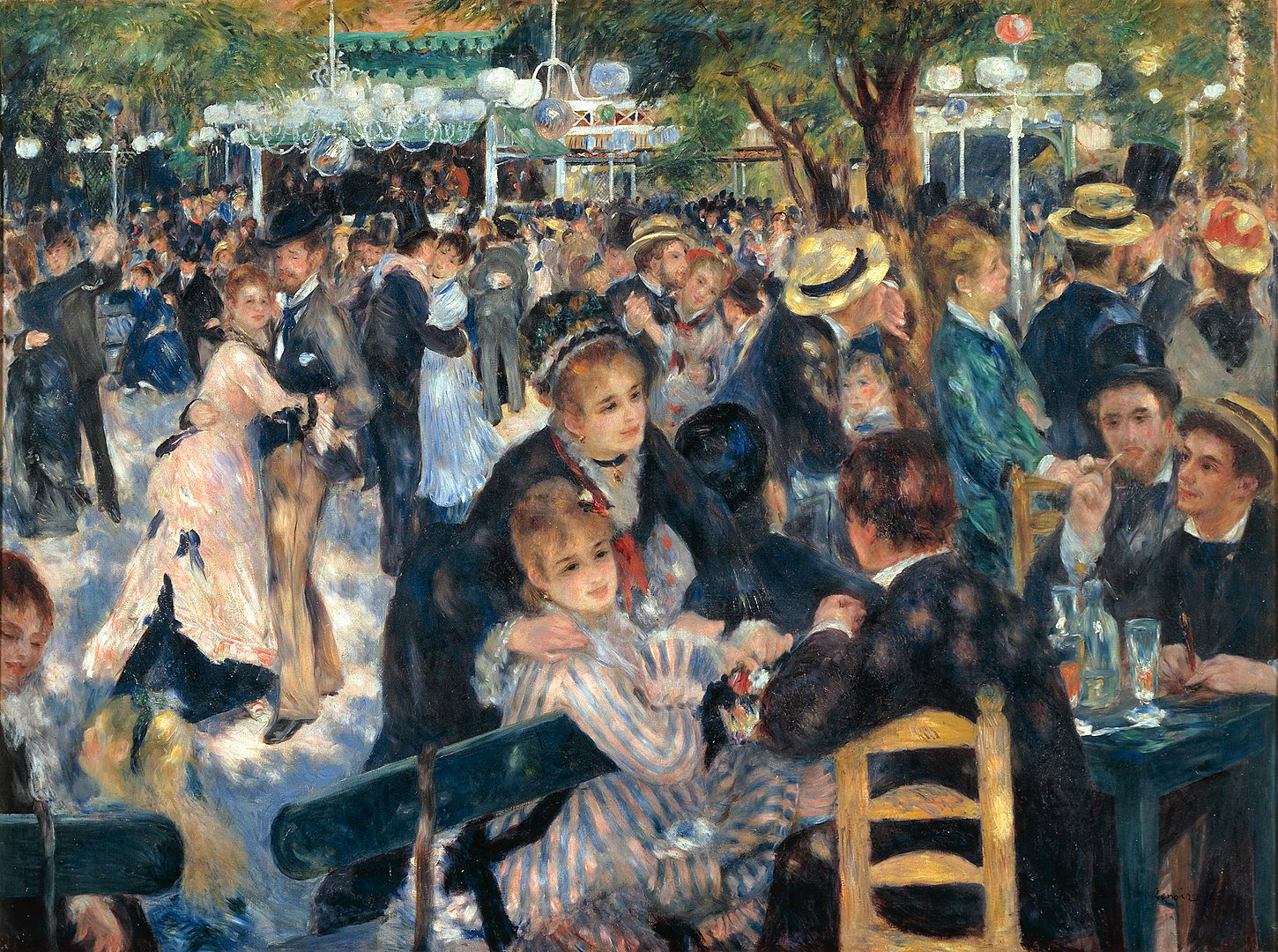 Baile en el Moulin de la Galette, Pierre Auguste Renoir, 1876 
