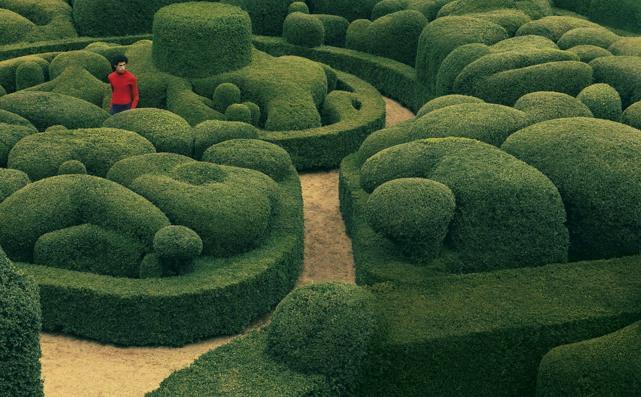 Jardines de Marqueyssac en Vézac, Francia, de Julien de Cerval (1860)