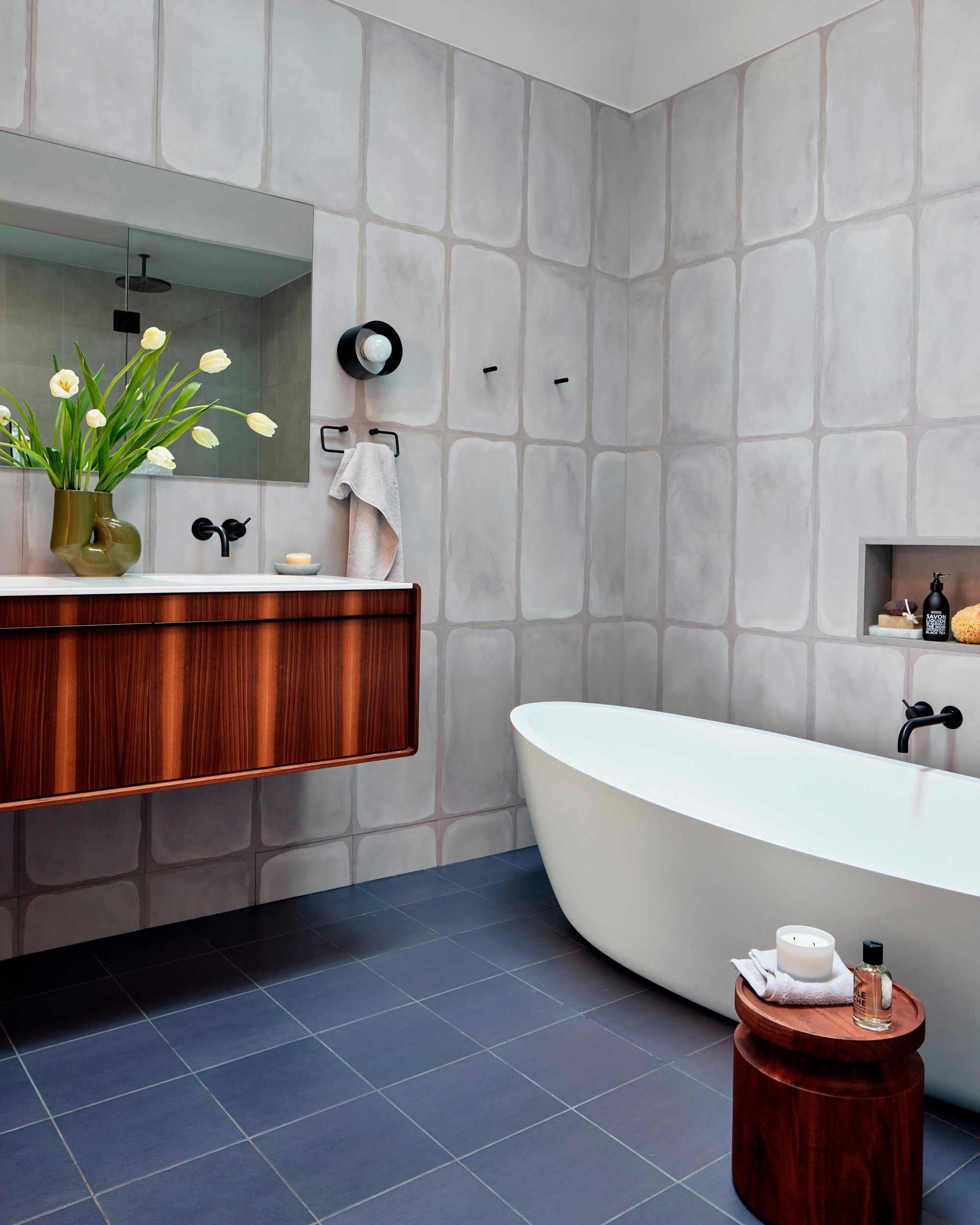 El baño principal