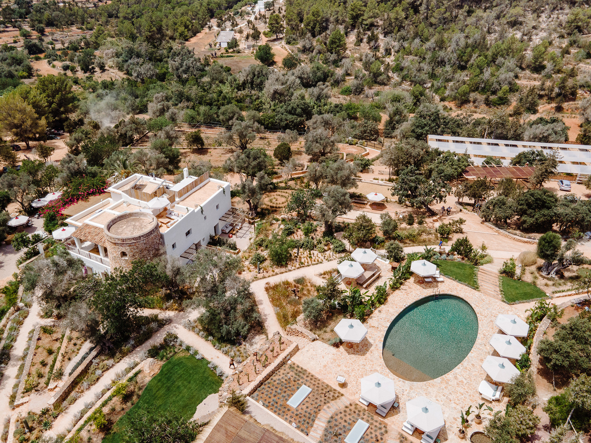 8 hectáreas de jardín mediterráneo