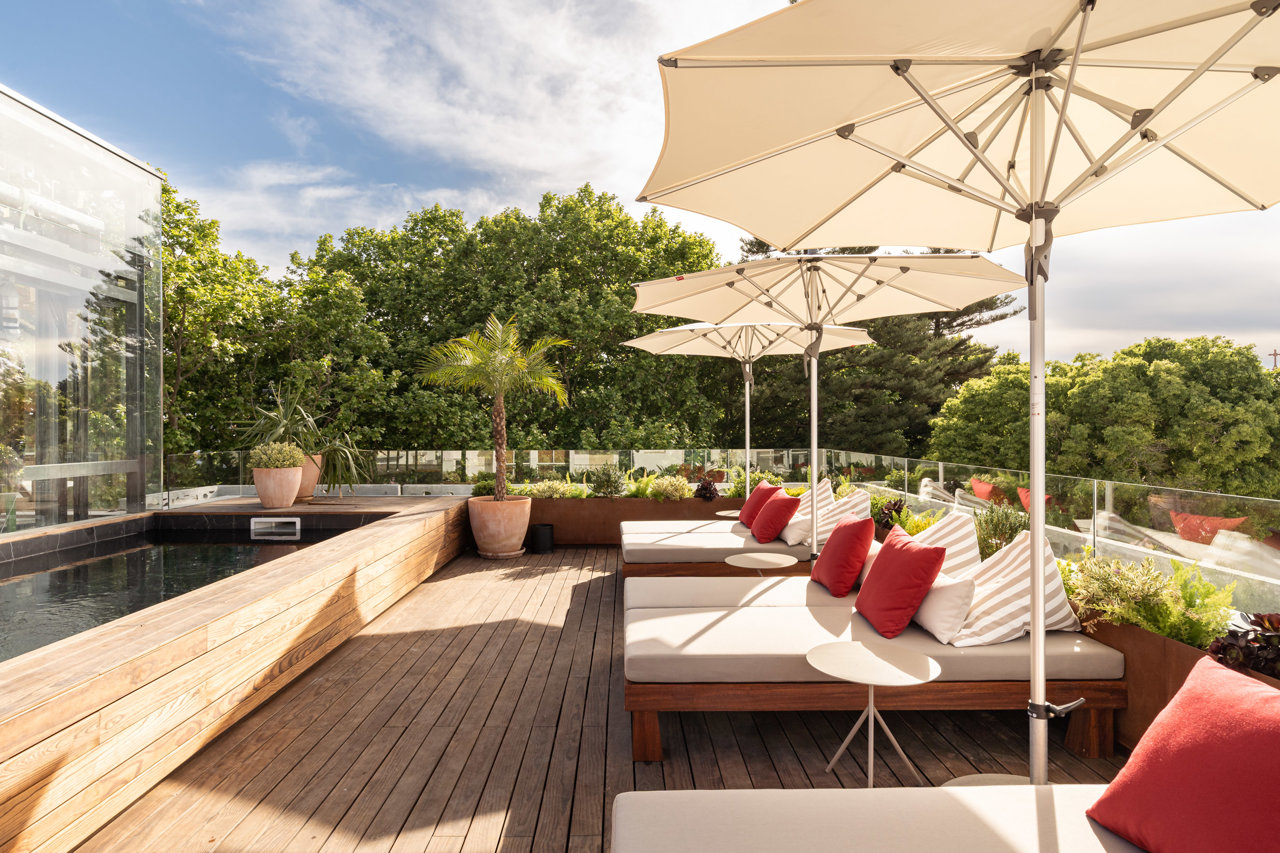 Terraza con vistas
