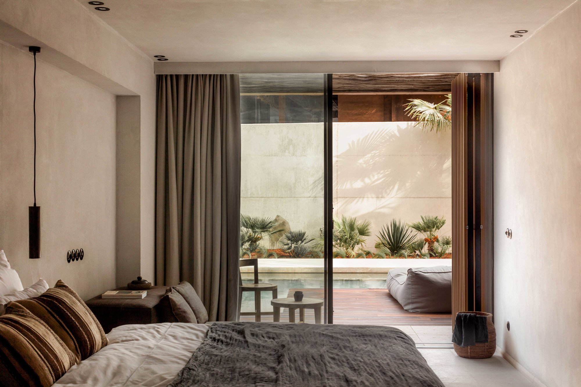 Habitaciones con acceso directo a la piscina