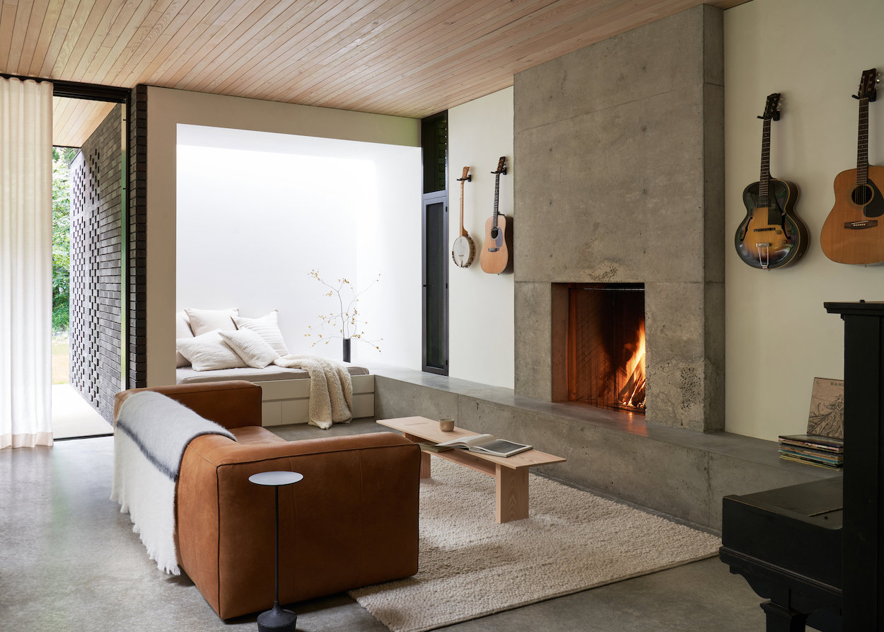 salo´n con chimenea