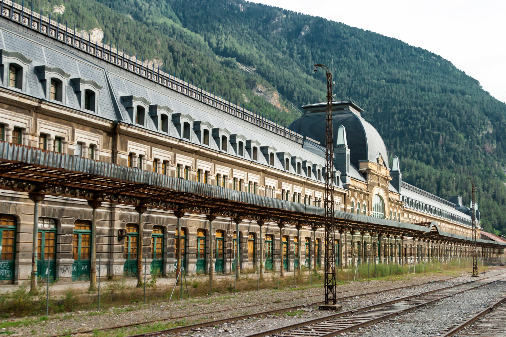 Estación de Canfranc, en Huesca