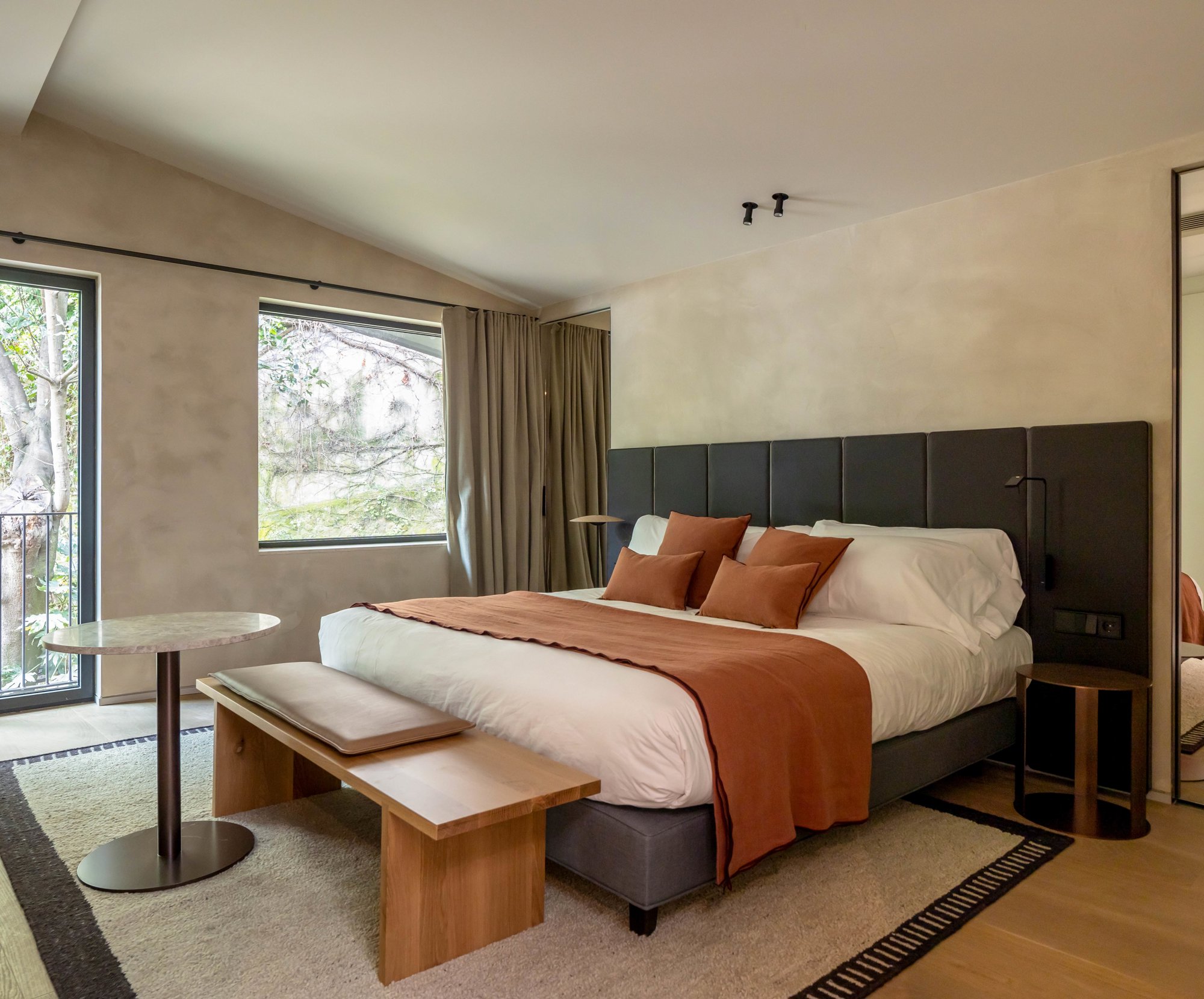 Habitación doble superior con vista al jardín