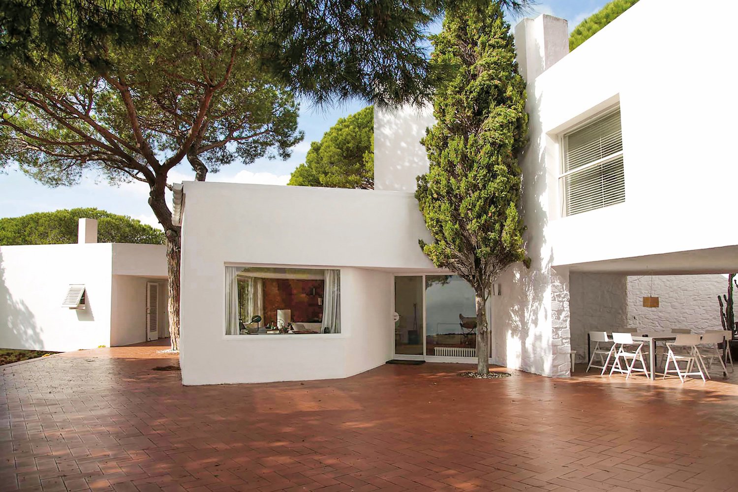 Casa Ugalde en Caldes d'Estrac, Barcelona (1952), uno de los proyectos mas conocidos de José Antonio Coderch