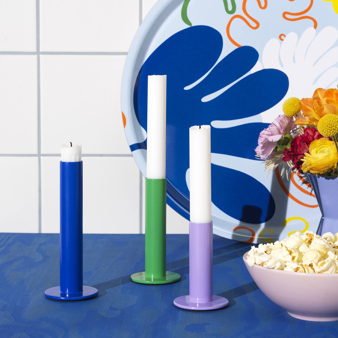 portavelas TUVKORNELL y bandeja ROSTVINGE   IKEA