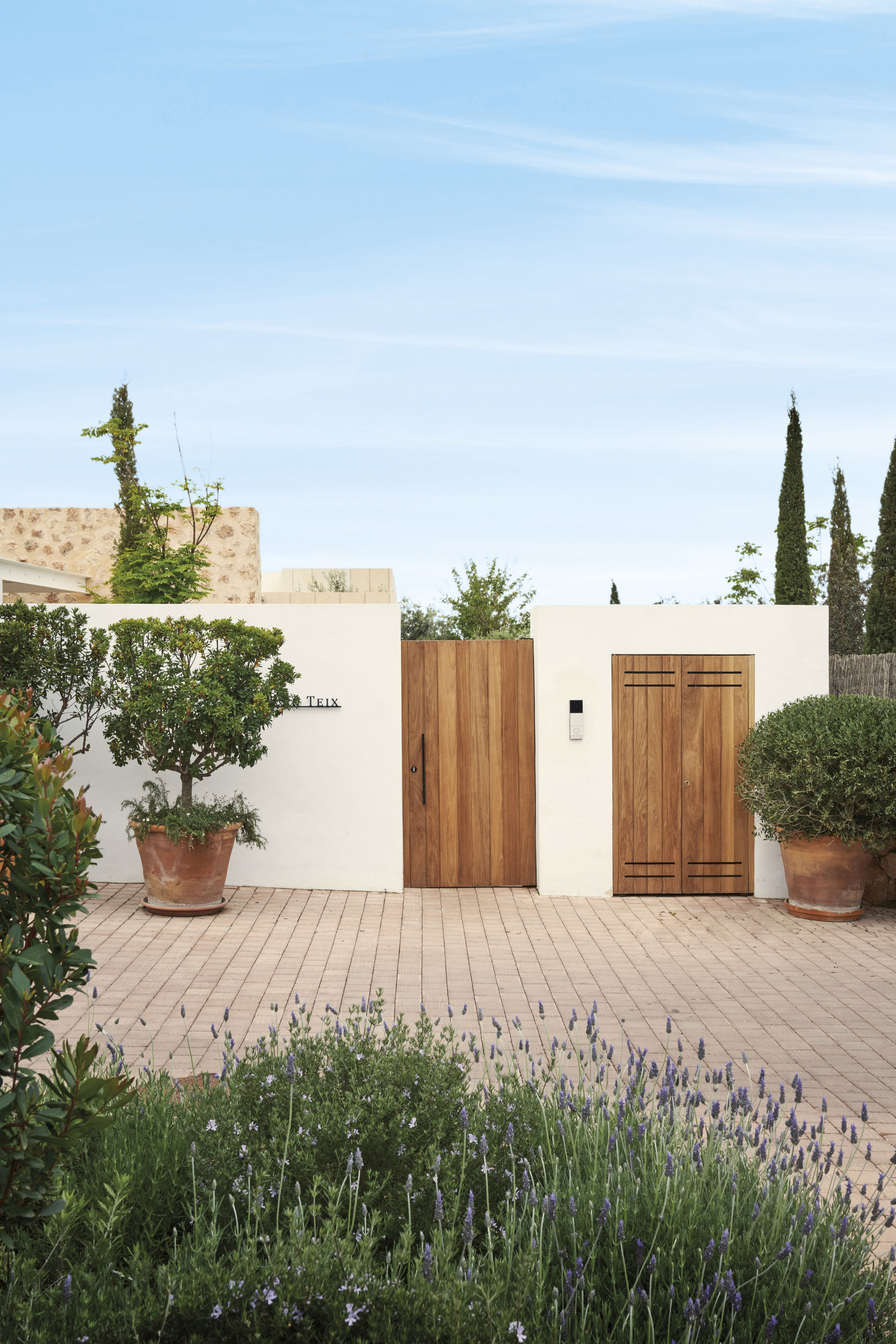 La puerta principal