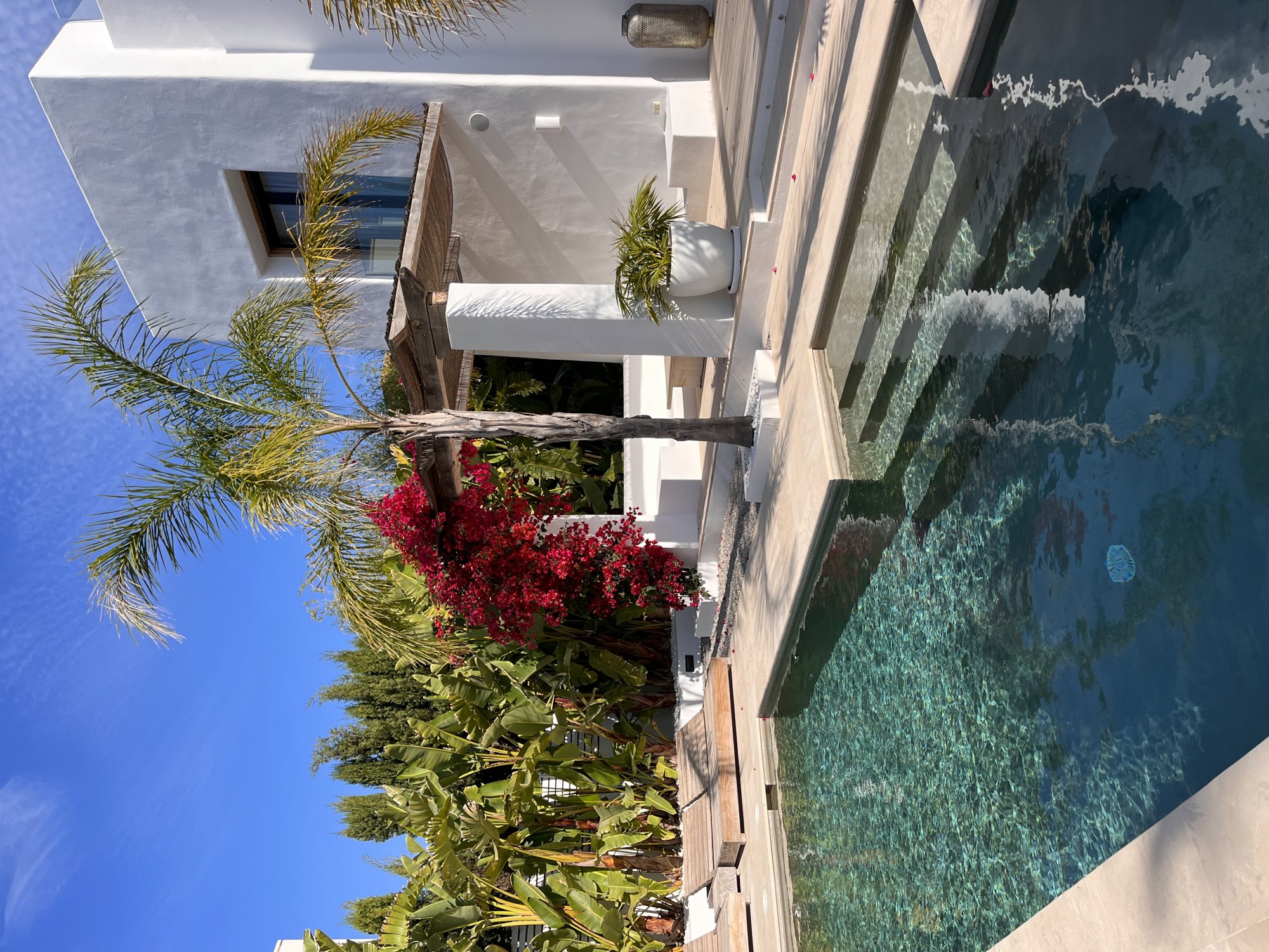 En esta piscina de Ibiza lo fácil no es entrar, si no salir.