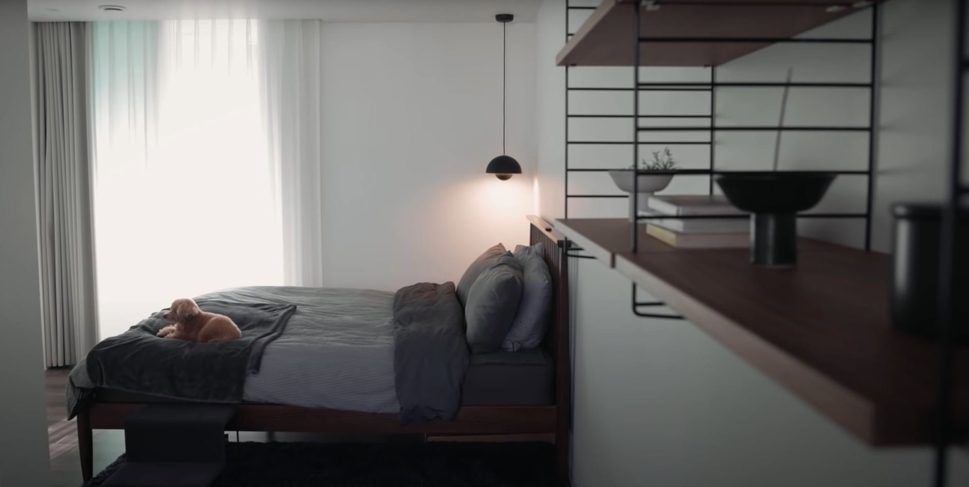 El dormitorio de Sueddu.