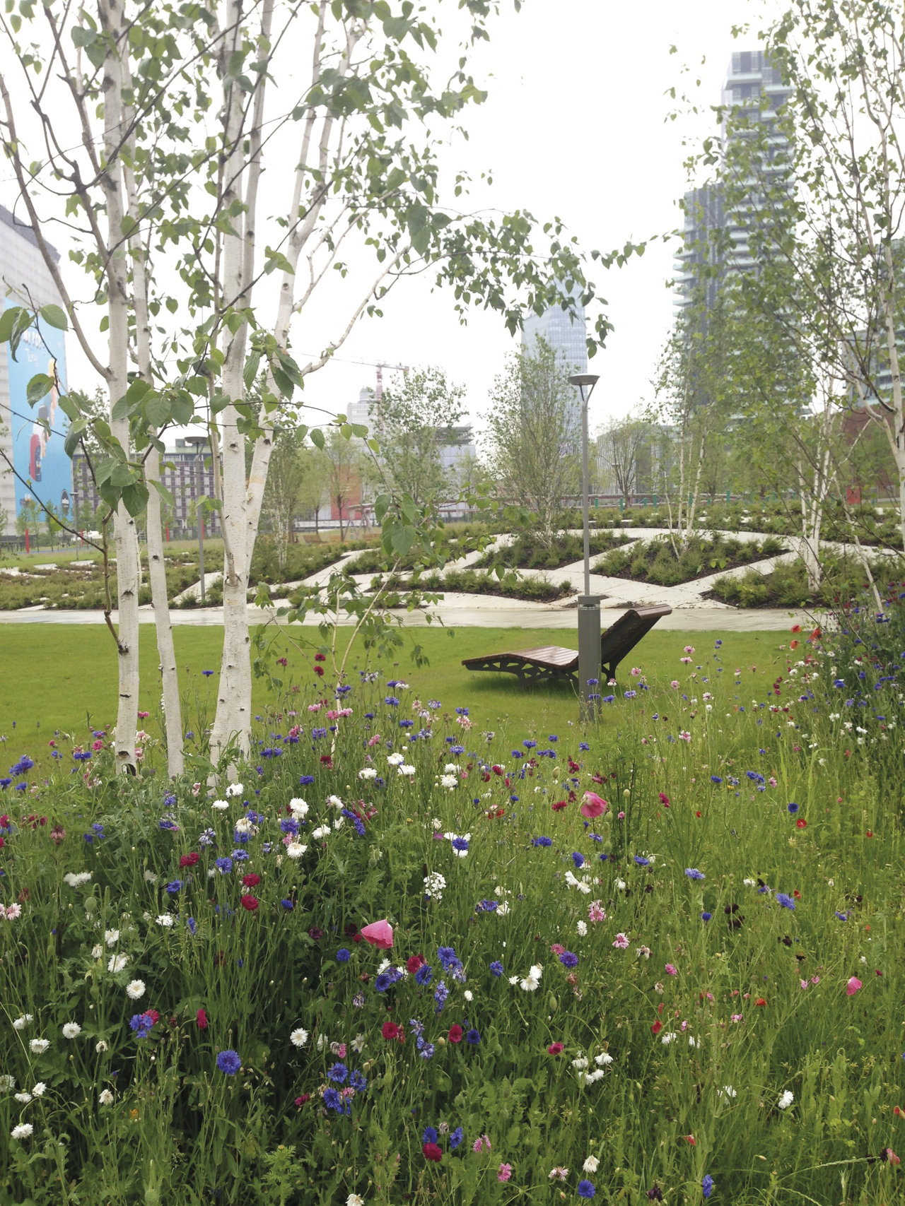 Un jardín botánico, en Milán