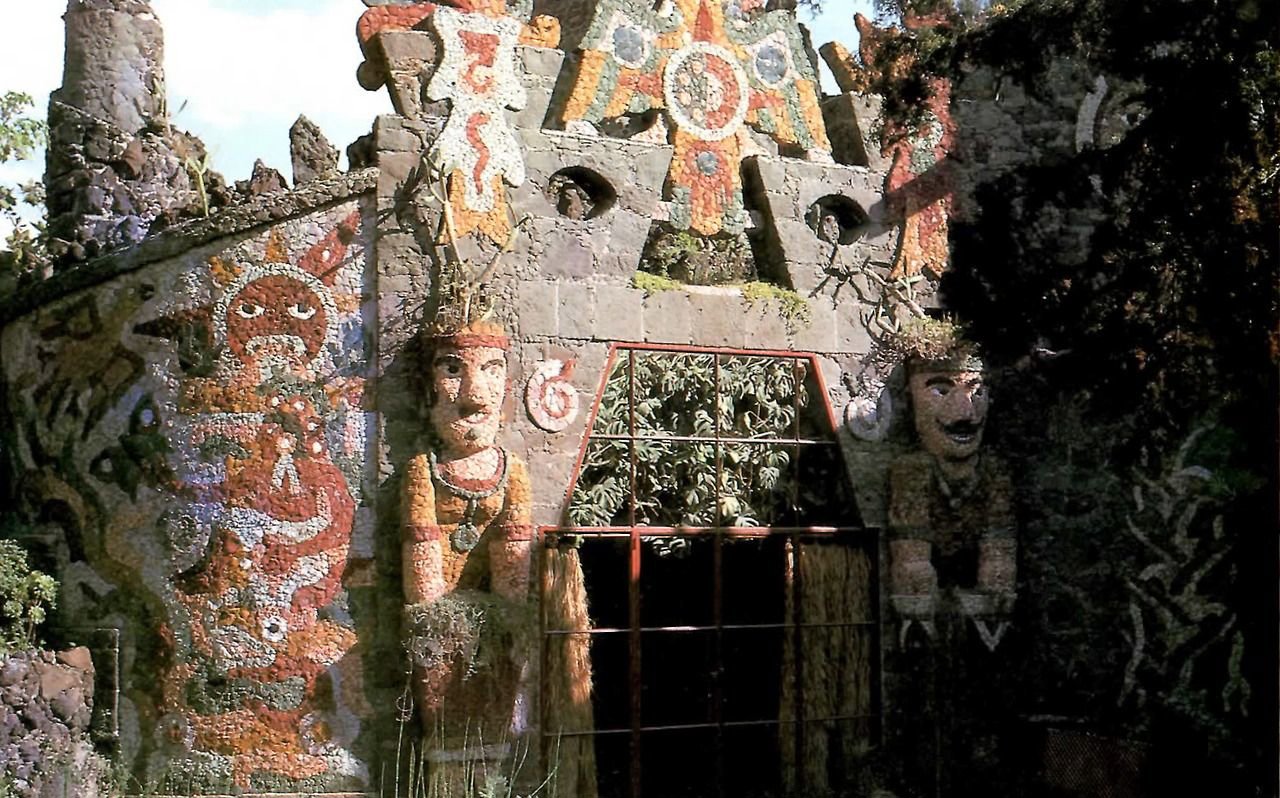 La casa-cueva de Juan O'Gorman, considerada como una de sus obras maestras.