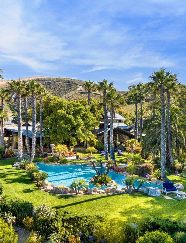 Así es el paradisíaco rancho con helipuerto de James Cameron, director de Titanic, en California