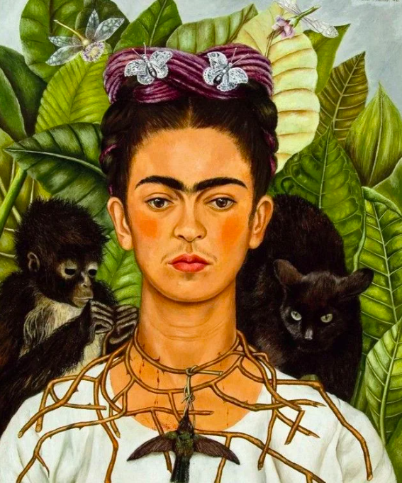 Autorretrato con collar de espinas, 1940
