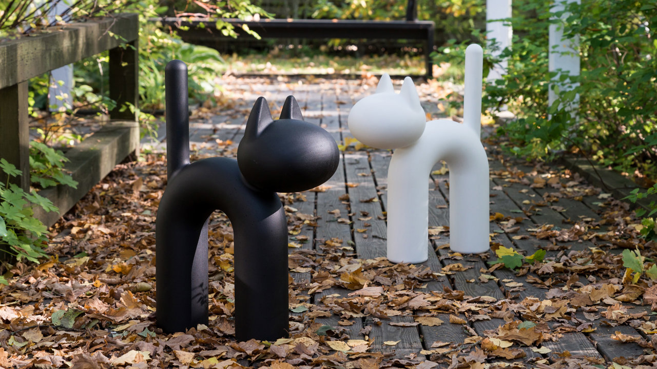 El gato Kisu, una de sus creaciones más recientes, de 2020.