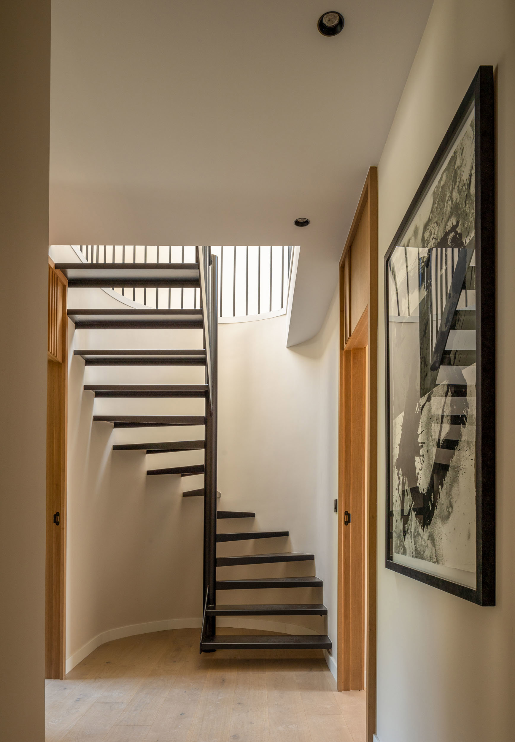 Escalera en torsión.