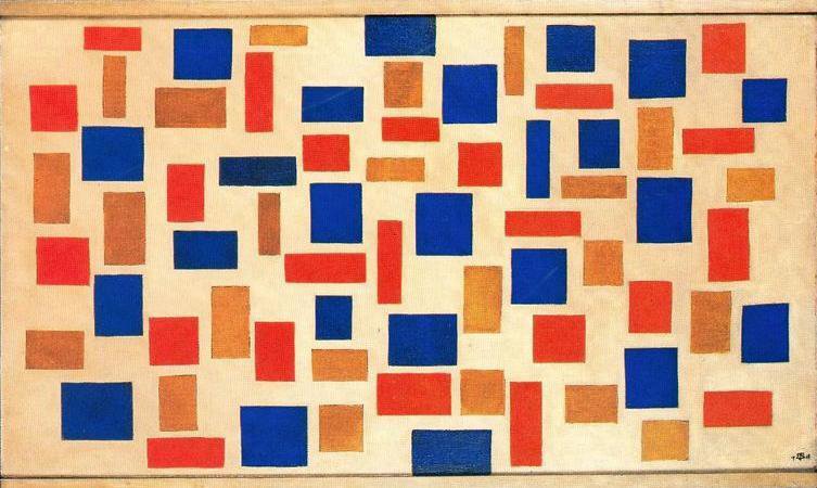 Composition 6, de Theo Van Doesburg (1918)