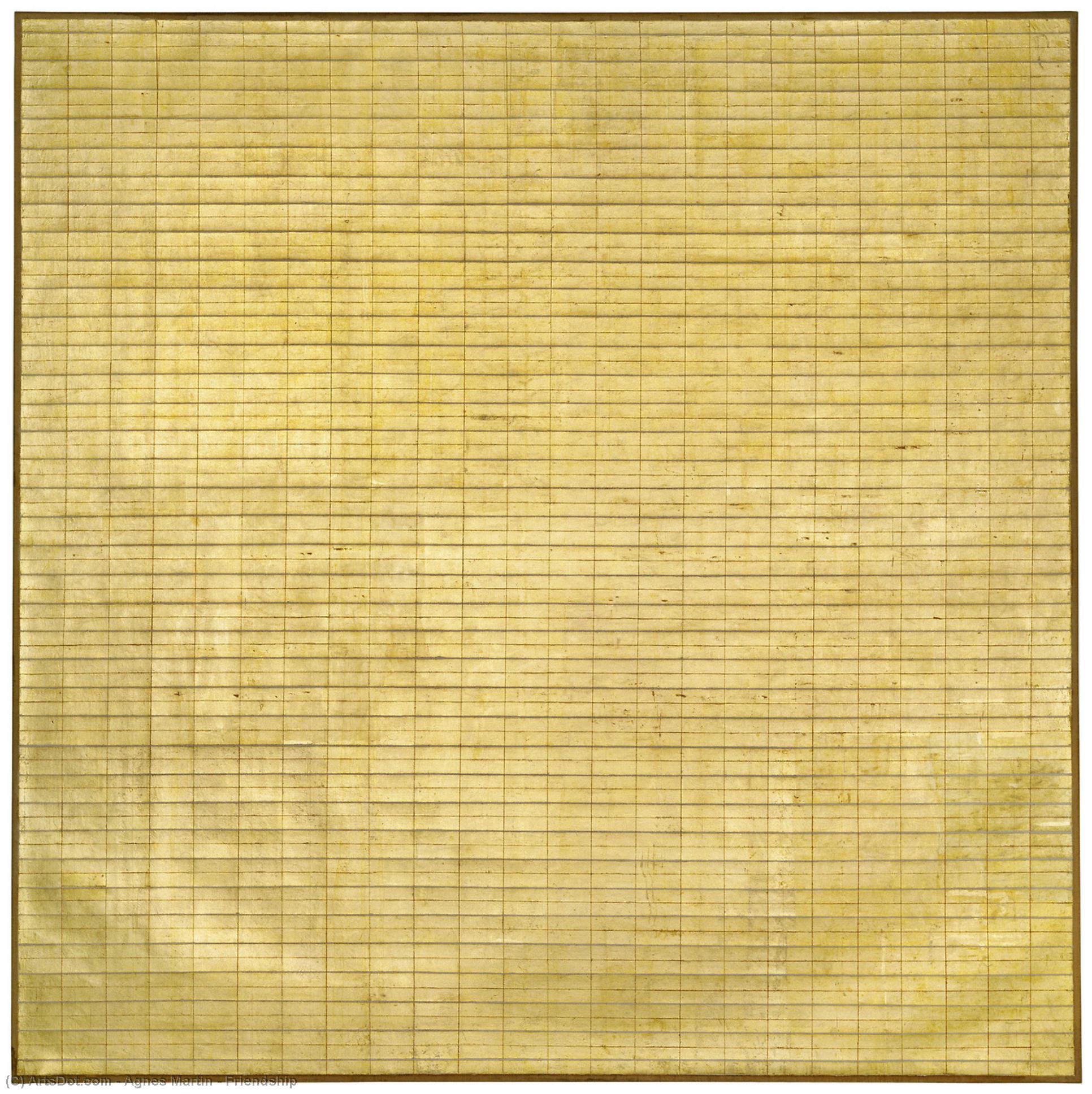  'Friendship', de Agnes martin (1963)