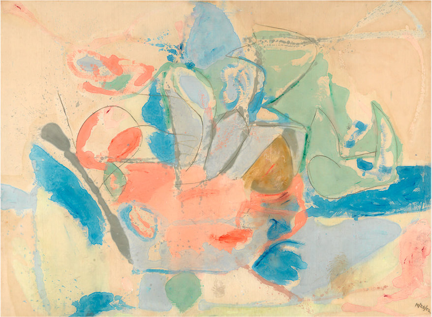 Mountains and Sea, de Helen Frankenthlaer (1952)