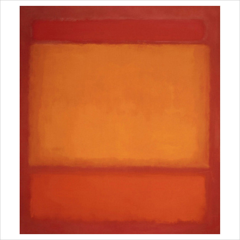 Orange, Red, Yellow, de Mark Rothko (1961) 