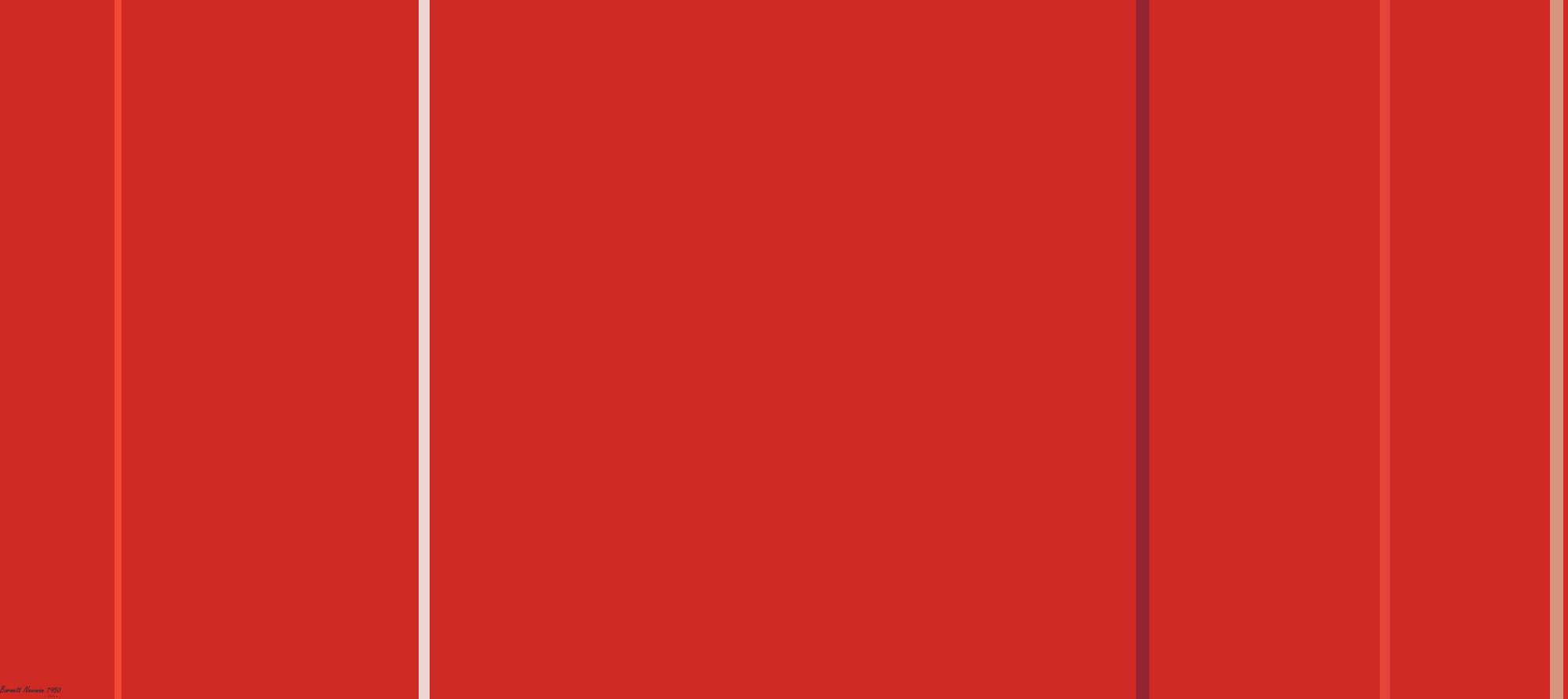 'Vir Heroicus Sublimis', de Barnett Newman (1950-51)