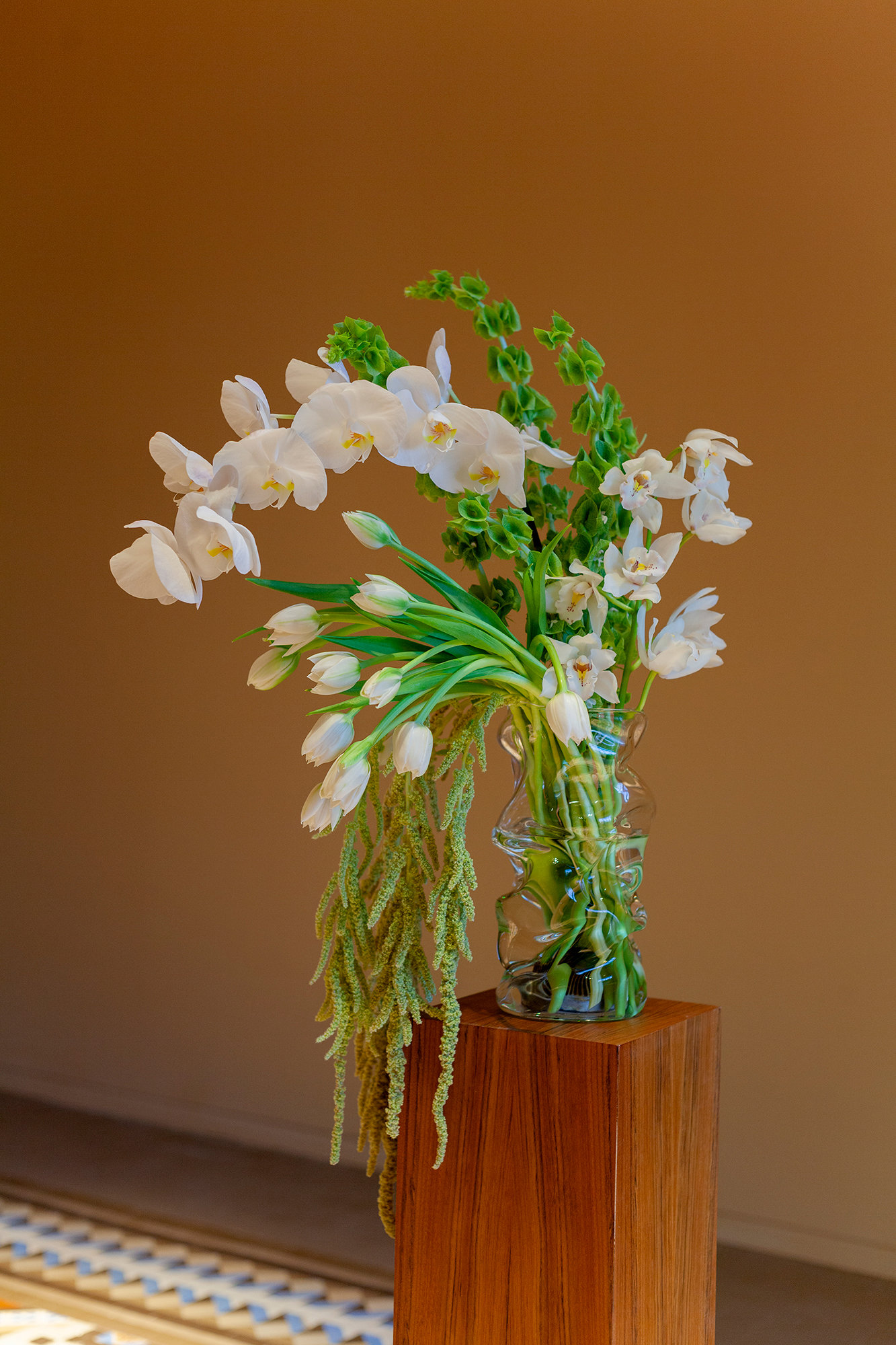 Un arreglo floral para Hermès.