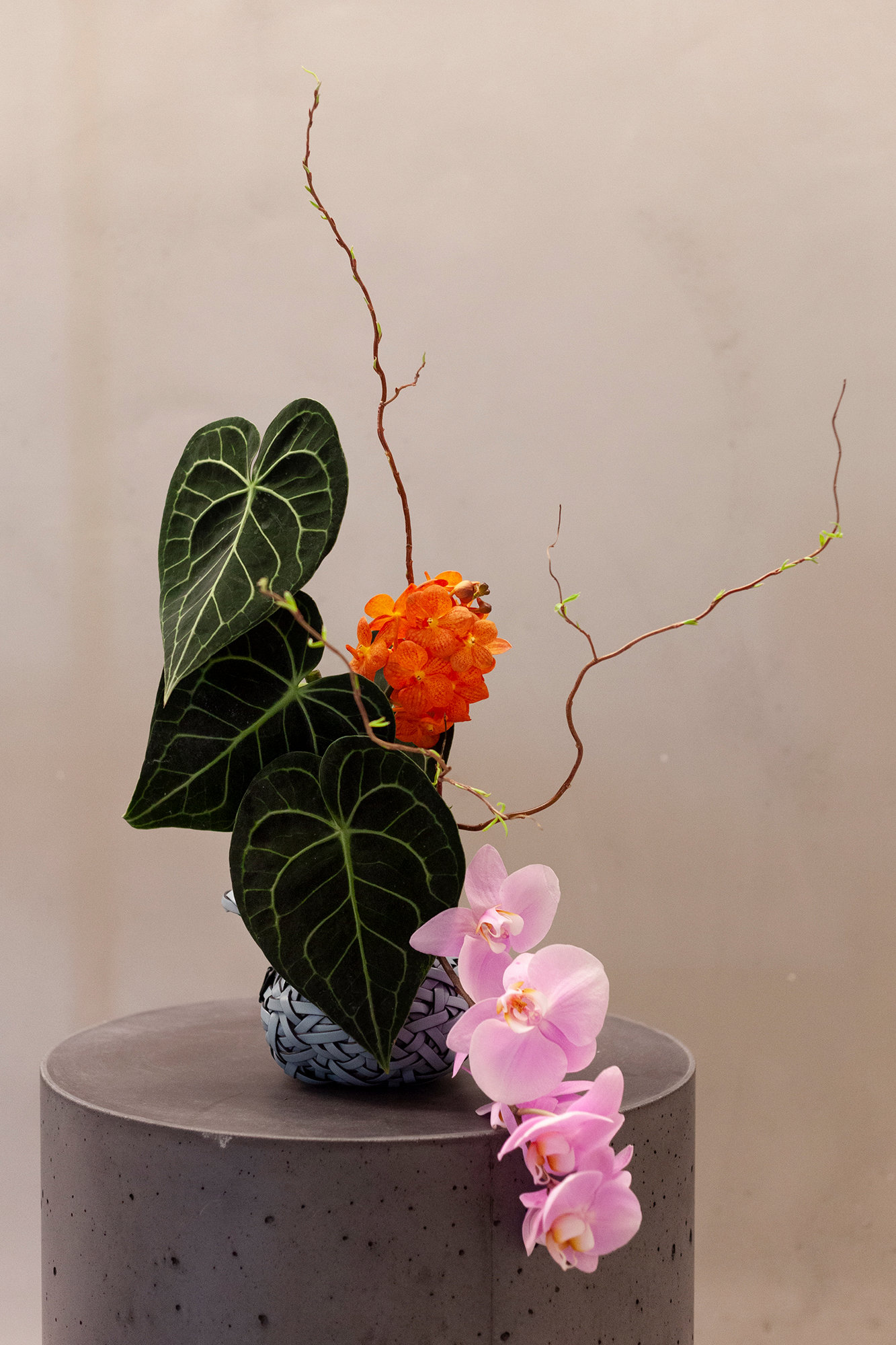 Un espectacular arreglo floral para Loewe.