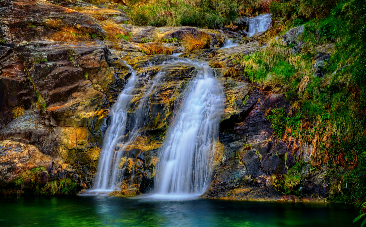 Pozas de Mougás, en Galicia