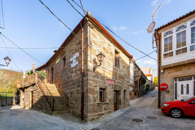 La fachada de la casa