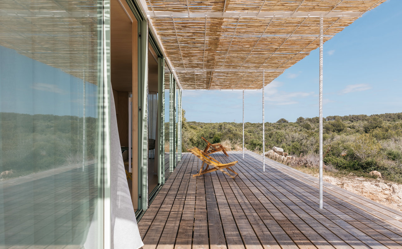 Tini house pérgola y terraza