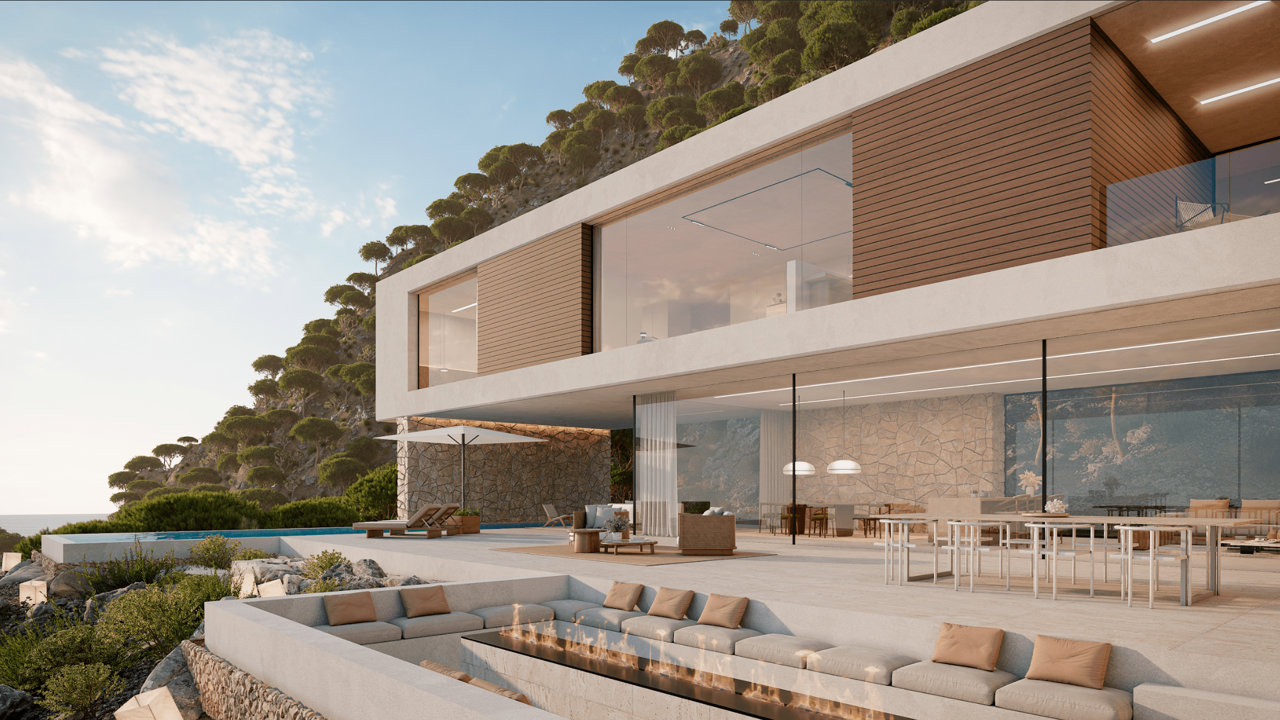 Un buen aislamiento y ventilación, así como materiales resistentes a la corrosión de la brisa marina, es fundamental a la hora de construir una casa en la costa. 
