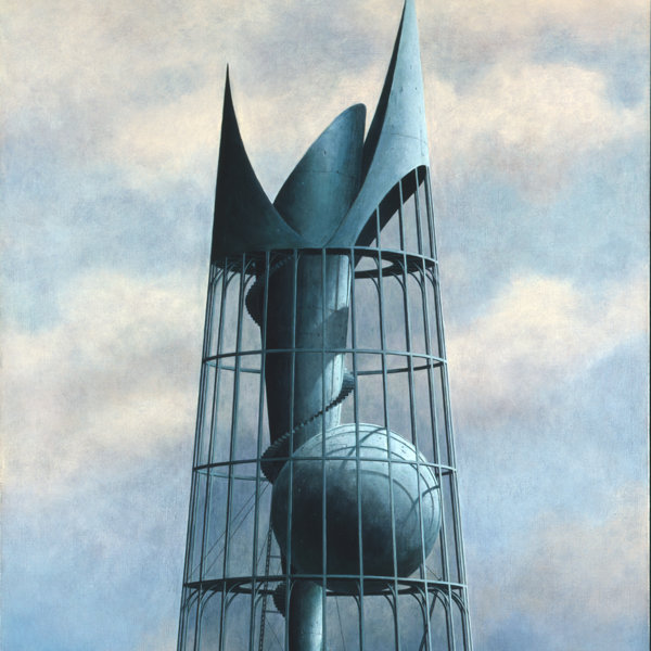 El artista japonés Minoru Nomata se adelantó a la IA con sus pinturas de arquitecturas imaginarias