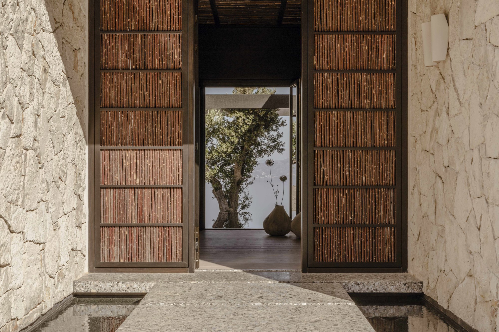 La entrada principal