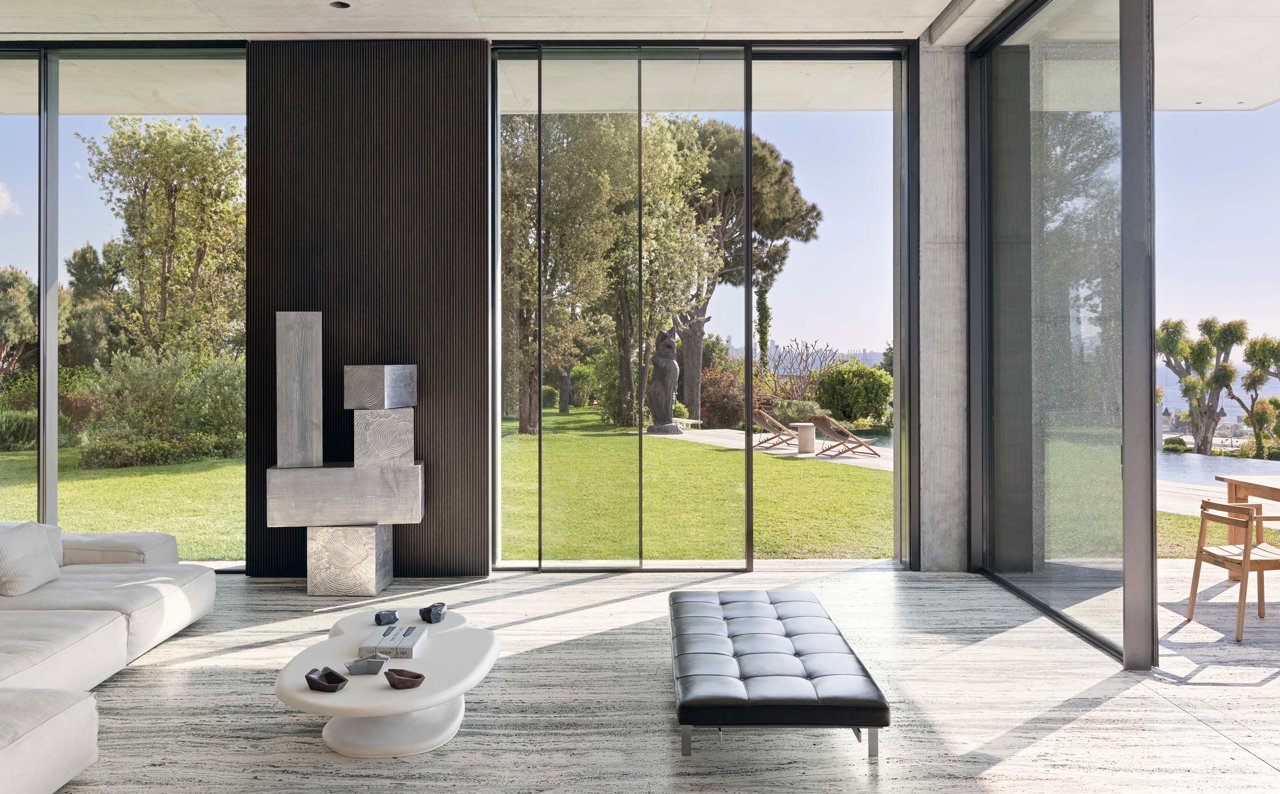 Salón de la vivienda con acceso a la terraza