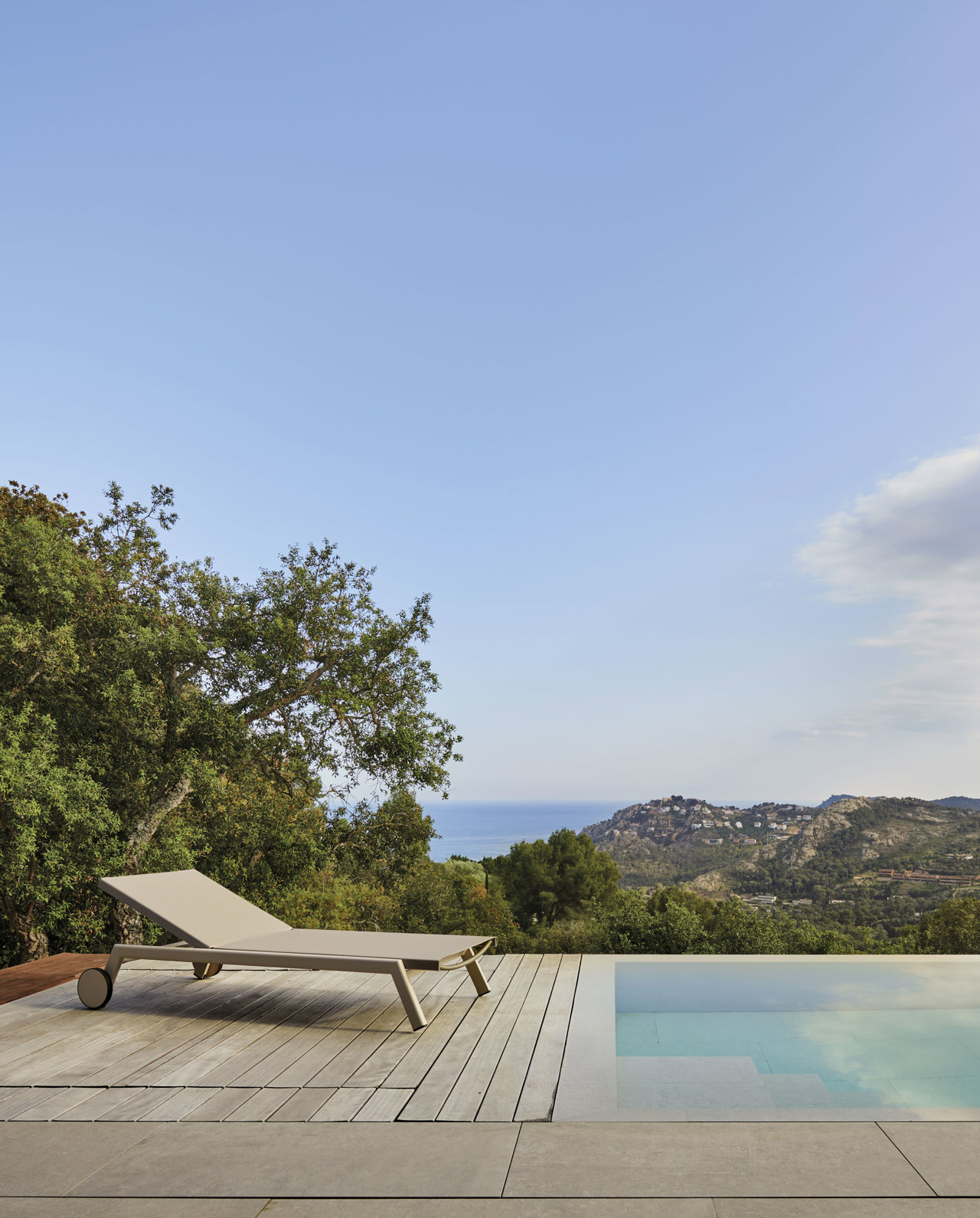 Vista de la piscina
