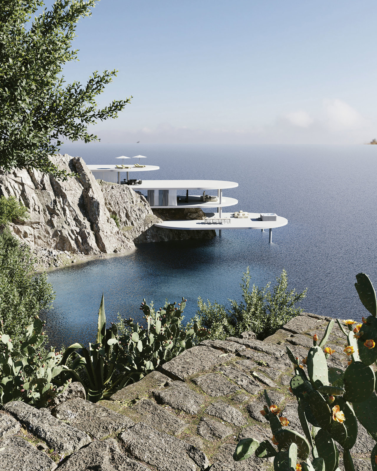 Over The Horizon, una residencia ideal sobre el mar pensada en Malta